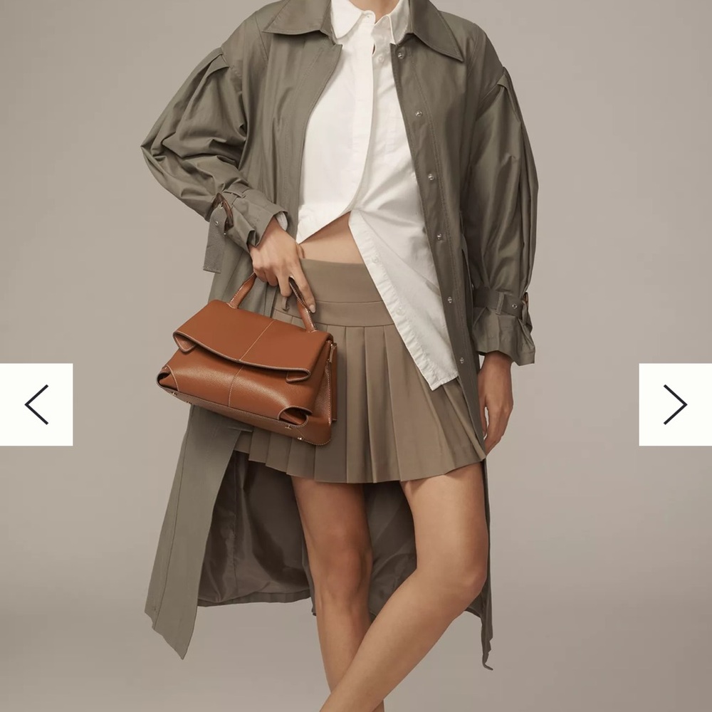 Anthropology Olive Trench Coat for Women